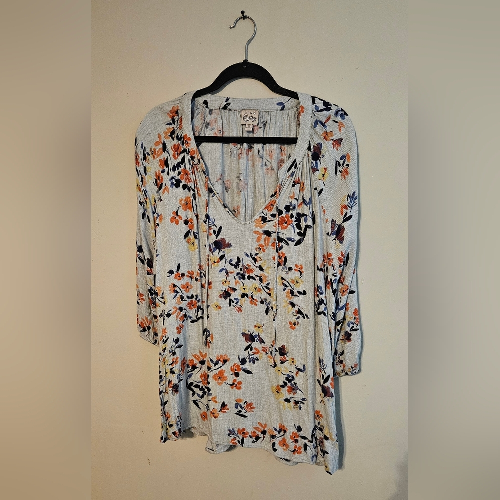 2XL Floral print - COMO Vintage